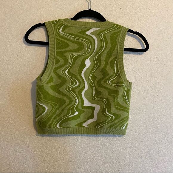 Pacsun green Groovy knit tank top - Picture 6 of 6